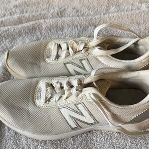 New Balance Off-White Mesh Trainers